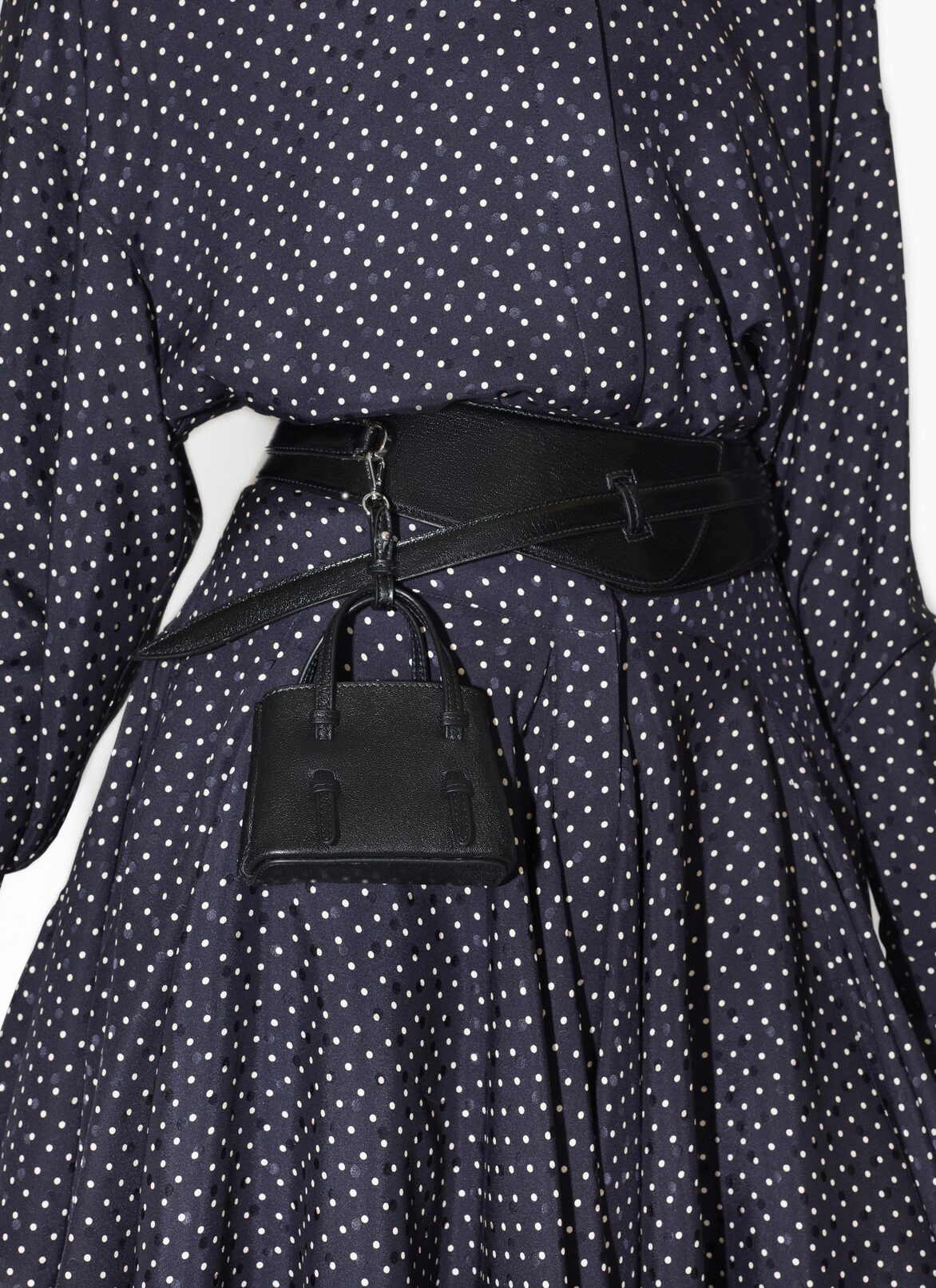 Polka dots skater dress ALAÏA BEIGE POLKA DOTS SKATER DRESS